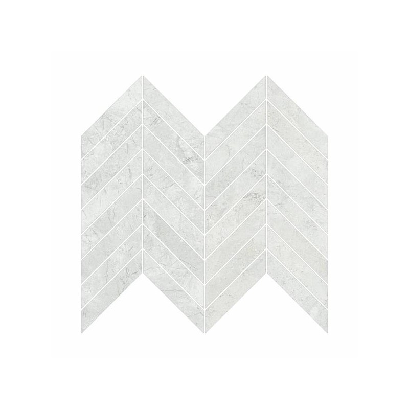 P?ytka gresowa Refin RIVER WHITE MOSAICO CHEVRON LUCIDO R 26x32,5 cm P?ytka gresowa Refin RIVER WHITE MOSAICO CHEVRON LUCIDO R 26x32,5 cm
