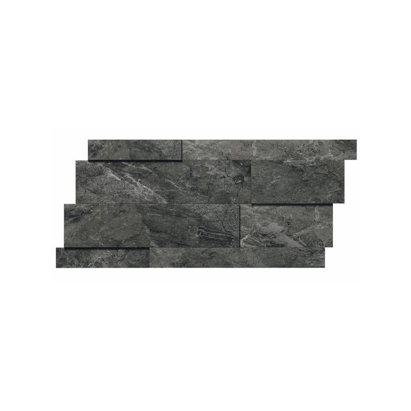 P?ytka gresowa Refin RIVER GRAPHITE MURETTO 3D MIX R 28,2X58,6 cm P?ytka gresowa Refin RIVER GRAPHITE MURETTO 3D MIX R 28,2X58,6 cm