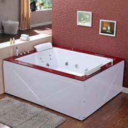 Wanna SPA z hydromasażem Diablo 666 180x150 + deska + obudowa