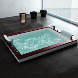 Wanna SPA z hydromasażem Diablo 666 180x150 + deska + obudowa