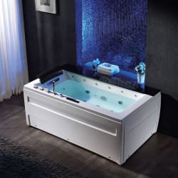 Wanna SPA z hydromasażem Lobos 915 Czarna 170x100
