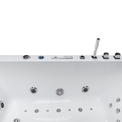 Wanna SPA z hydromasażem Lobos 915 Czarna 170x100