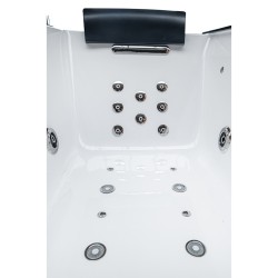 Wanna SPA z hydromasażem Lobos 915 Czarna 170x100