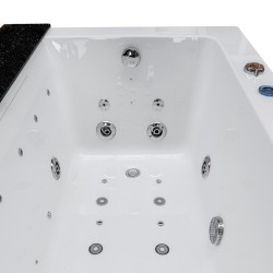 Wanna SPA z hydromasażem Lobos 915 Czarna 170x100
