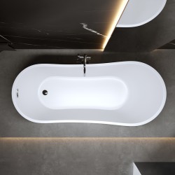 WANNA WOLNOSTOJĄCA FORTE 520C 170x75 PRZELEW CHROM