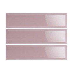 Quintessenza DINTORNI malva lucido - 7,5X30 cm płytka ceramiczna DNT105L