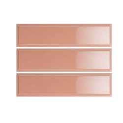 Quintessenza DINTORNI terra lucido - 7,5X30 cm płytka ceramiczna DNT108L