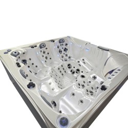 JACUZZI OGRODOWE WANNA SPA740 230x230 Biała perła obudowa szara F24
