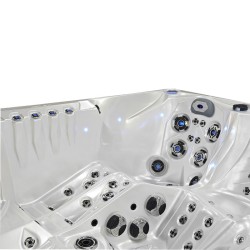 JACUZZI OGRODOWE WANNA SPA740 230x230 Biała perła obudowa szara F24