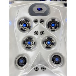 JACUZZI OGRODOWE WANNA SPA740 230x230 Biała perła obudowa szara F24