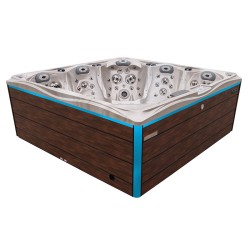 JACUZZI OGRODOWE WANNA SPA740 230x230 Cappucino obudowa brązowa deska F21