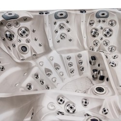JACUZZI OGRODOWE WANNA SPA740 230x230 Cappucino obudowa brązowa deska F21