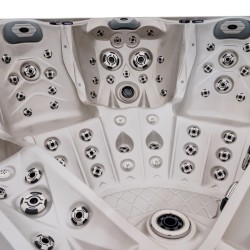 JACUZZI OGRODOWE WANNA SPA740 230x230 Cappucino obudowa szara deska F24
