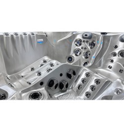JACUZZI OGRODOWE WANNA SPA740 230x230 Cappucino obudowa szara deska F24