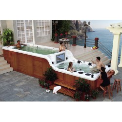 MOG-18178 Basen z przeciwprądem i hydromasażem SPA 750X220X155CM