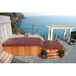 MOG-18178 Basen z przeciwprądem i hydromasażem SPA 750X220X155CM
