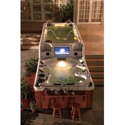 MOG-18178 Basen z przeciwprądem i hydromasażem SPA 750X220X155CM