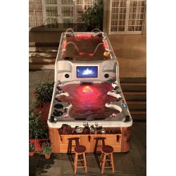 MOG-18178 Basen z przeciwprądem i hydromasażem SPA 750X220X155CM