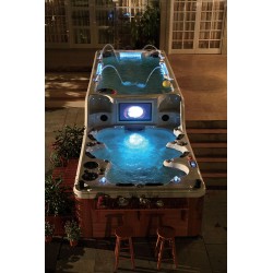 MOG-18178 Basen z przeciwprądem i hydromasażem SPA 750X220X155CM