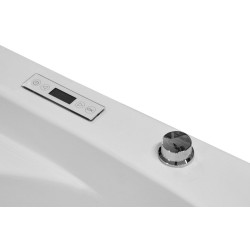 MO-0057 CZARNY Wanna łazienkowa SPA z hydromasażem 135X135X61CM