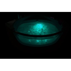 MO-0057 CZARNY Wanna łazienkowa SPA z hydromasażem 135X135X61CM
