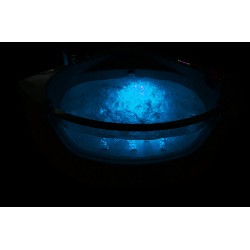 MO-0057 CZARNY Wanna łazienkowa SPA z hydromasażem 135X135X61CM