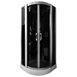 MO-09909C + SAUNA Kabina prysznicowa z hydromasażem 100X100X220CM
