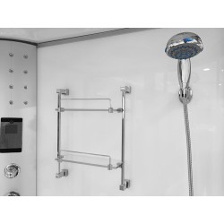 MO-09914 BIAŁA PRAWA Kabina prysznicowa z hydromasażem 120X85X225CM