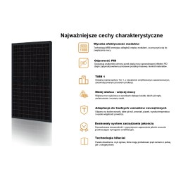 PANEL FOTOWOLTAICZNY SOLARNY MONOKRYSTALICZNY GE580 N-TYPE FULL BLACK 580 WAT