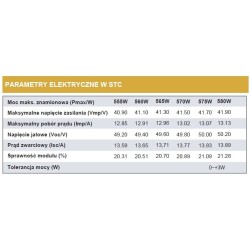 PANEL FOTOWOLTAICZNY SOLARNY MONOKRYSTALICZNY GE580 N-TYPE FULL BLACK 580 WAT