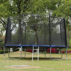 TRAMPOLINA OGRODOWA DLA DZIECI CHASE 12FT CZARNO/NIEBIESKA 366 CM