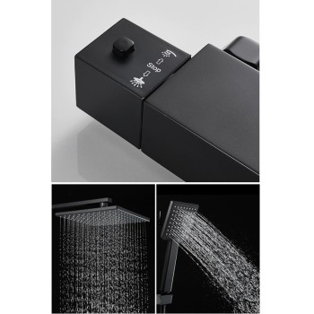 Bateria łazienkowa prysznicowa TSM153B Black