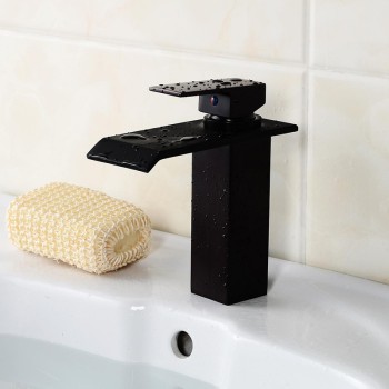 Bateria łazienkowa umywalkowa black czarna FSM303B