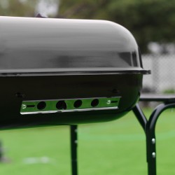 GRILL OGRODOWY WĘGLOWY Z POKRYWĄ VL02 CZARNY